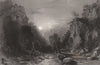 The Pass of Inverfarrakaig (Inverfarigaig), Inverness-Shire. ALLOM c1840 print