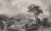 Loch Linnhe, looking south. Argyllshire. Scotland. ALLOM c1840 old print