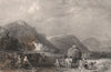 Inveraray Castle. Scotland. ALLOM c1840 old antique vintage print picture