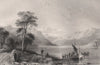 Loch Lomond from below Tarbet. Dunbartonshire. Argyll & Bute. ALLOM c1840