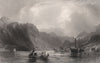 The head of Loch Lomond, looking south. Scotland. ALLOM c1840 old print