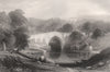 Bridge of Don. Or Brig o'Balgownie, Aberdeenshire. Scotland. PURSER c1840