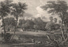 Dairsie Old Church and Castle. Scotland. STEWART 1868 antique print