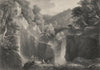 Hermitage at Dunkeld, Perth & Kinross. Scotland. MACKENZIE 1868 old print