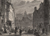Heriot's Hospital from West Bow, Edinburgh. George Heriot's School. DICK 1868