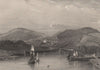 Kinfauns Castle & River Tay, Perth & Kinross. Scotland. Smirke. MACKENZIE 1868