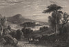 Linlithgow Palace, West Lothian. Scotland. BROWN 1868 old antique print