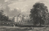 Murthly Castle, Perth & Kinross. Scotland. FORREST 1868 old antique print