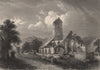 Old Church of Muthill. Scotland. DONALDSON 1868 antique print picture