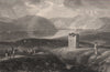 St. Mary's Loch & Dryhope Tower, Selkirkshire, Scottish Borders. FLEMING 1868
