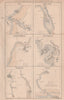 SCOTLAND PORTS Ayr Loch Ryan Kirkcudbright Port Partick Dumfries Annan 1868 map