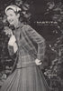 Matita - London Paris New York. Hat by Madam Brill. Fashion advert 1955 print