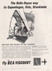 Fly BEA Viscount…to Copenhagen, Oslo…. British European Airways. Advert 1955