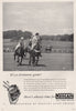 It's a strenuous game! There's always time for Nescafé. Polo. Polo advert 1955