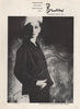 Fashion in fur created by Bradleys. Persian lamb sports jacket. Advert 1963