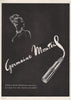 Germaine Montiel. Super-lumium lipstick puts 'satin on your lips'. Advert 1963