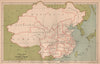 Index map to the Atlas of China. STANFORD 1908 old antique plan chart