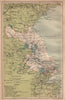 Kiangsu (Jiangsu) China province map. Shanghai Suzhou Nanjing. STANFORD 1908