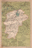Kiangsi (Jiangxi) China province map. Nanchang. STANFORD 1908 old antique