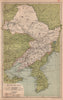Manchuria (Liaoning, Jilin & Heilongjiang) China province map. STANFORD 1908