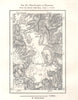 The Plateau of Mantinae. Tripolitsa. French Staff Map. Greece. Sketch map 1885