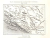 Subterranean beds of the Narenta affluents. Bosnia Croatia. Sketch map 1885