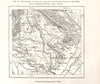 The Serra of Ivrea & Ancient Glacier Lakes of the Dora. Italy. Sketch map 1885