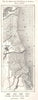 Beach and Pine Woods of Ravenna. Italy. Sketch map 1885 old antique chart
