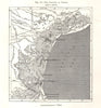 The Lagoons of Venice. Italy. Sketch map 1885 old antique plan chart