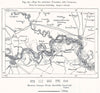 The Po between Piacenza & Cremona. Austrian Staff Map. Italy. Sketch map 1885