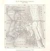 The Fisheries of Comacchio. Italy. Sketch map 1885 old antique plan chart