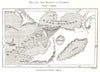The Harbour of Taranto. Italy. Sketch map 1885 old antique plan chart