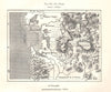La Giara. Sardinia. Sketch map 1885 old antique vintage plan chart