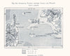 Submarine Plateau between Corsica and Tuscany. Elba. Italy. Sketch map 1885