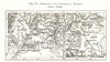 Dehesas in the Environs of Madrid. Spain. Sketch map 1885 old antique