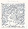 Madrid. The Steppes of New Castile. Spain. Sketch map 1885 old antique
