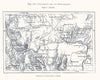 Salamanca and its Despoblados. Spain. Sketch map 1885 old antique chart