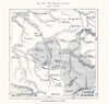 The Steppes of Ecija. Spain. Sketch map 1885 old antique plan chart