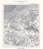 The environs of Bilbao. Spain. Sketch map 1885 old antique plan chart