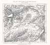 The Valley of the Limia, or Lima. Baltar. Spain. Sketch map 1885 old