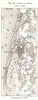 Dunes of Aveiro. Portugal. Sketch map 1885 old antique vintage plan chart