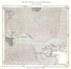 Peniche and the Berlengas. Portugal. Sketch map 1885 old antique chart