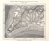 Serra de Monchique & Sagres Promontory. Lagos Algarve Portugal. Sketch map 1885