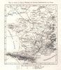 Lines of Equal Winter and Summer Temperature for Paris. Sketch map 1885