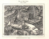 Mont Perdu. Monte Perdido. Spain Hautes-Pyrénées. Sketch map 1885 old