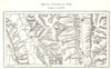 Valleys of Gers. Mielan Rabastens. Sketch map 1885 old antique plan chart