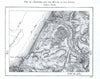 Bayonne and the Mouth of the Adour. Pyrénées-Atlantiques. Sketch map 1885