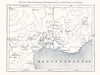 The Protestant Congregations in the South of France. Sketch map 1885 old