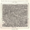 Alpine passes between the Genèvre & Col de Frejus. Haute-Savoie. Sketch map 1885