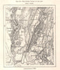 The Lower Valley of the Ain. Poncin. Sketch map 1885 old antique chart
